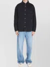 Jacquemus La Chemise Boulanger Quilted Denim Jacket In Black