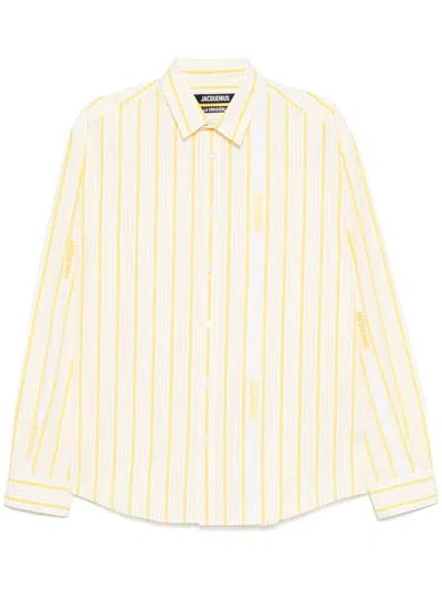 Jacquemus Shirt In Jacquard Business Big Log