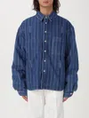 Jacquemus La Chemise Boulanger Blue Stripe Cotton Shirt In Blau