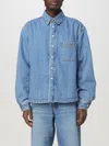 Jacquemus The Boulanger Puffed Denim Overshirt In Denim