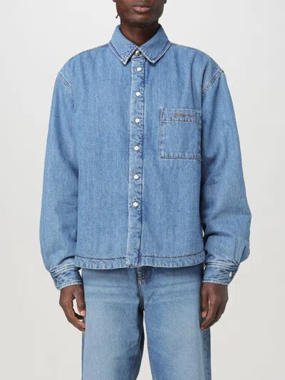 JACQUEMUS SHIRT JACQUEMUS MEN COLOR DENIM,F86142028