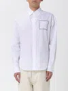 Jacquemus La Chemise Simon Dog Patch Button-up Shirt In White