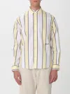 Jacquemus Simon Shirt Buttoned Cuffs Striped Pattern In White