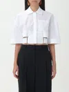 Jacquemus La Chemise Courte Bari Shirt In White
