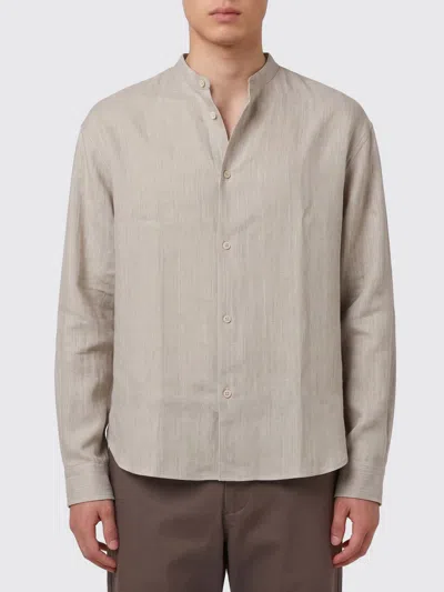 Jacquemus Shirt  Men Color Beige In Gray