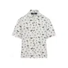 Jacquemus Floral-print Shirt With Short Sleeves In White