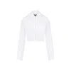 Jacquemus Mirada Shirt Cropped Length Balloon Sleeves In White