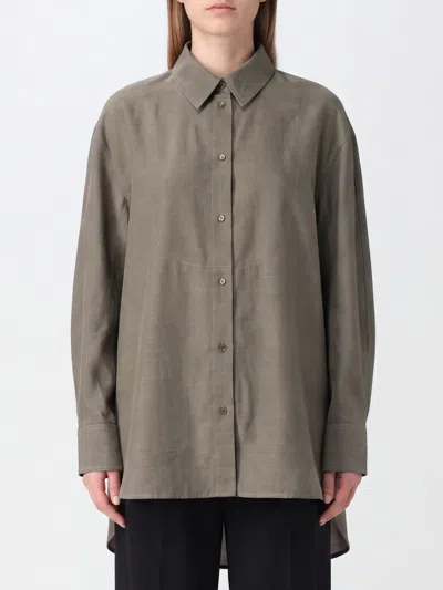 Jacquemus Shirt Woman Color Grey In Green