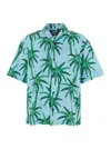 Jacquemus Short-sleeved Shirt With Tropical Palm Tree Print