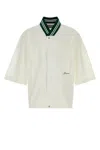 Jacquemus La Chemise Baseball Mc In Neutral
