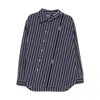 Jacquemus La Chemise Cuadro Asymmetric Button-up Shirt In Black