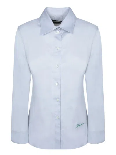 Jacquemus The Open-back Suit Shirt In Grey