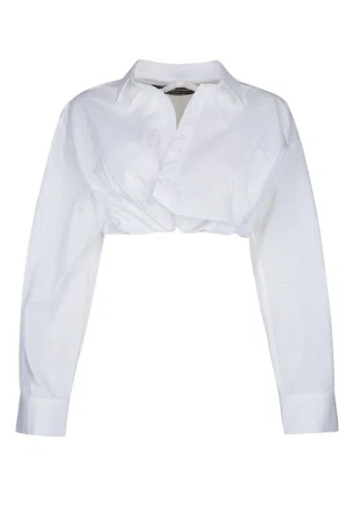 Jacquemus Women's Camicia Shirt In White