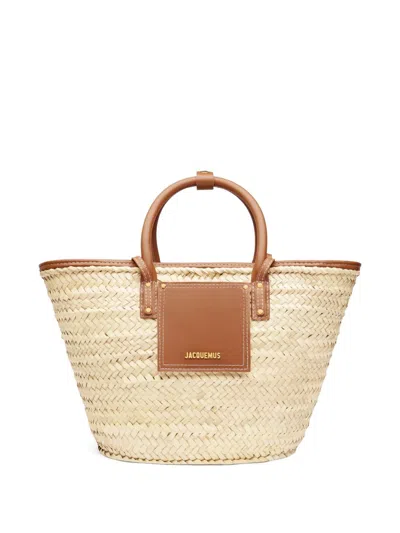 Jacquemus Shopper Raffia Tote Bag