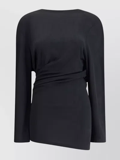 Jacquemus Short Cruise Dress Contemporary Elegance In Black
