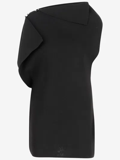 Jacquemus La Mini Robe Trapeze Mini Dress In Black
