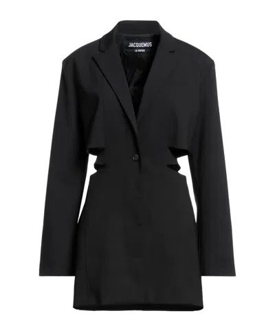 Jacquemus Short Dresses In Black