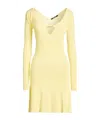 Jacquemus Short Dresses In Yellow