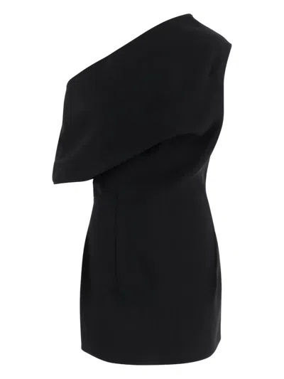 JACQUEMUS SHORT ONE-SHOULDER DRESS JACQUEMUS