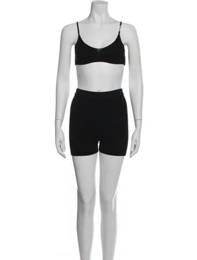 Pre-owned Jacquemus Short Set In Black