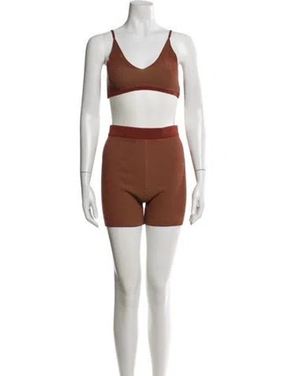 Pre-owned Jacquemus Short Set In Red