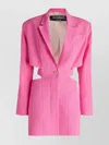 Jacquemus Pink Le Raphia 'la Robe Bari' Minidress
