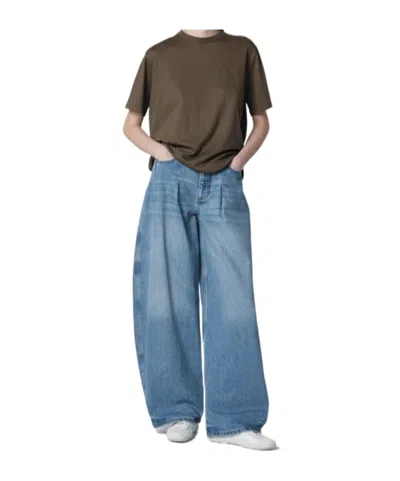 Jacquemus Draped-effect Short-sleeve T-shirt In Green