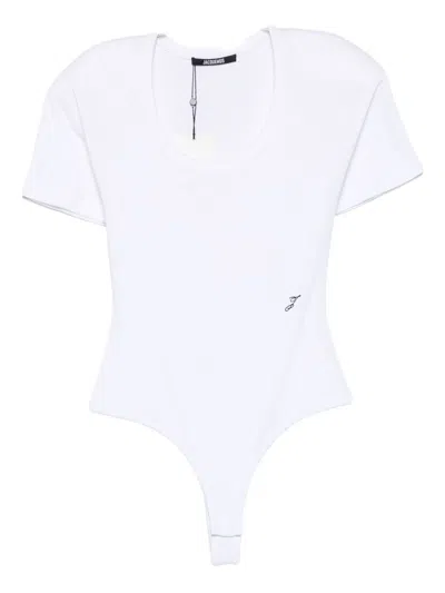 Jacquemus Short Sleeve Body In White