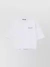 Jacquemus Short Sleeve Crew Neck Oversized Top In Grey
