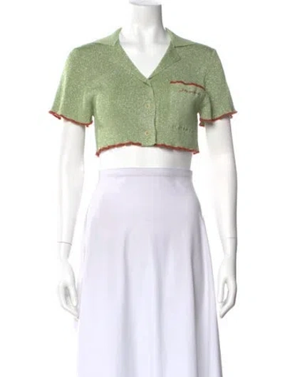 Pre-owned Jacquemus Short Sleeve Crop Top In Neutral