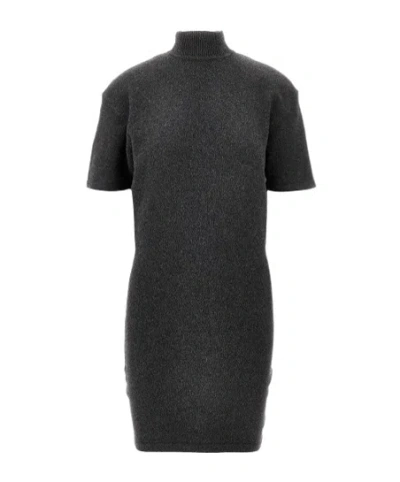 JACQUEMUS JACQUEMUS HIGH NECK KNITTED DRESS