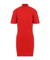 Jacquemus Womens Red La Robe Maille High-neck Wool Mini Dress In Red