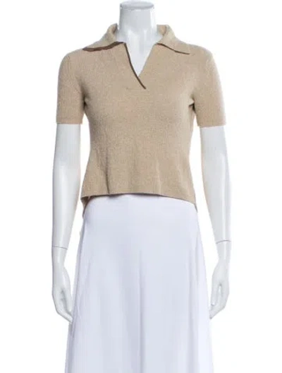 Pre-owned Jacquemus Short Sleeve Polo In Neutral