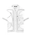 Jacquemus Dog Embroidered Collar Graphic Print Shirt In White