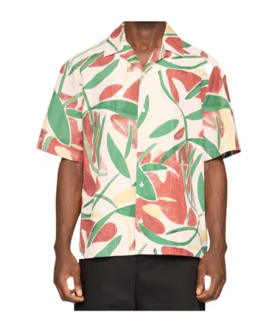 Jacquemus La Chemise Fonccio Cotton Shirt In Green