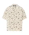 Jacquemus Mens La Chemise Jean Graphic-print Cotton Shirt Duck Light Beige Gr