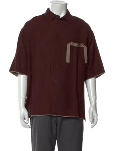 Pre-owned Jacquemus Short Sleeve Shirt In Brown