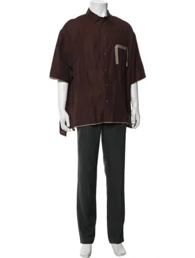 Pre-owned Jacquemus Short Sleeve Shirt In Brown