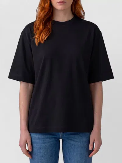 JACQUEMUS SHORT SLEEVE SQUARE NECK JERSEY TOP