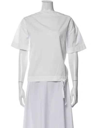 Pre-owned Jacquemus Short Sleeve Top In White