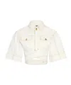 Jacquemus White La Casa 'le Haut De-nîmes' Denim Shirt In White