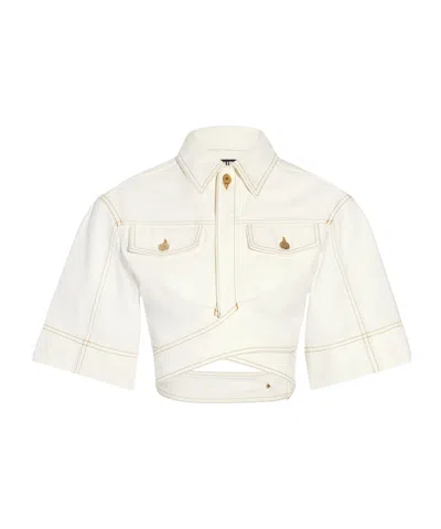 JACQUEMUS JACQUEMUS THE DE-NÎMES DENIM TOP