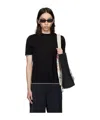 Jacquemus Short-sleeved Knitted T-shirt In Black