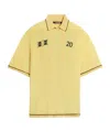 Jacquemus Stretch Viscose Blend Liga Polo Shirt In Yellow