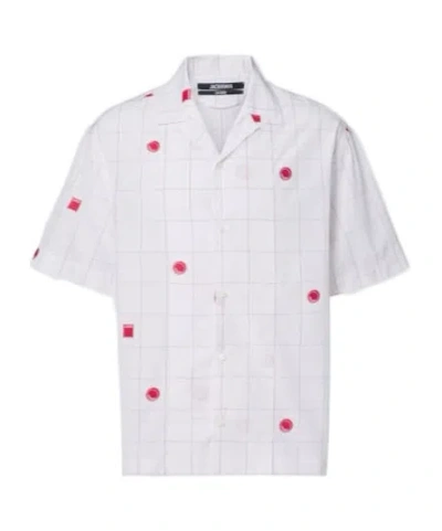 Jacquemus Short-sleeved Shirt In White