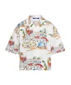 Jacquemus La Chemise Simon Printed Cotton Shirt In White