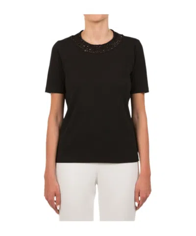 Jacquemus Short-sleeved T-shirt In Black
