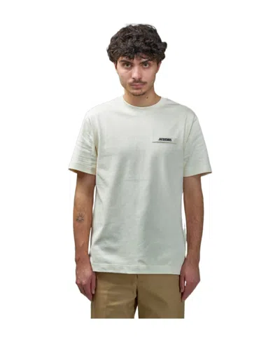 Jacquemus Short-sleeved T-shirt In Gray