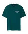 Jacquemus Mens Club Dark Green Embroidered-print Long-sleeve Cotton Shirt In Green