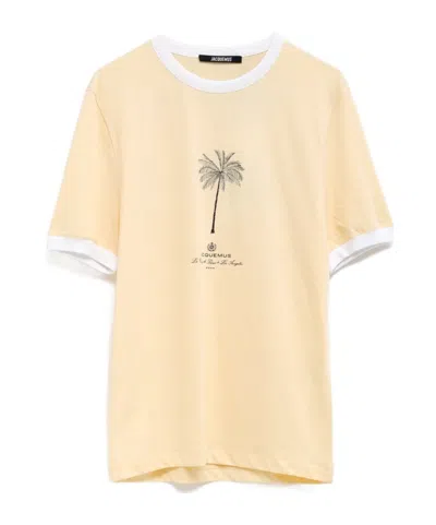 Jacquemus Le Tshirt Venice T-shirt In Beige